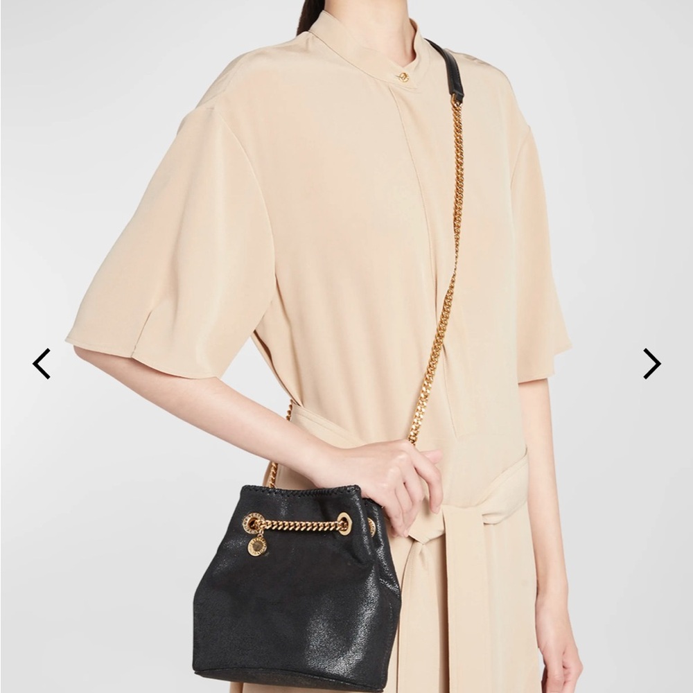 Stella McCartney flabella cross body bucket bag